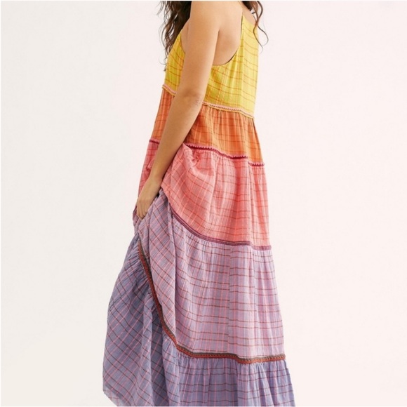 🌻🧡🪷Free People Julianna Dress Rare 😍🌼🧡🥩NWT - Picture 2 of 3
